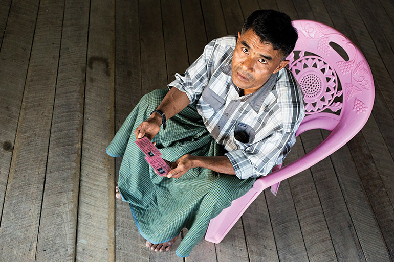 Maung Zaw, an ethnic Kaman who was branded a ‘Bengali’ on receiving citizenship in 2014