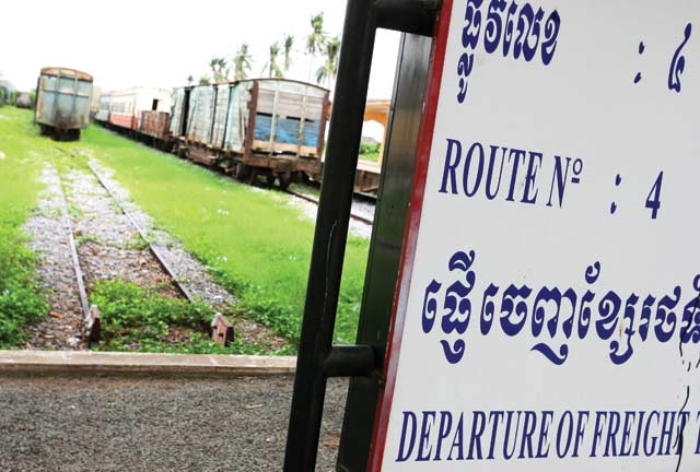 Photo: Mike Ecke/AP. Departure lax: the rehabilitation of Cambodia’s railways are vital to realising the government’s goal of exporting one million tonnes of rice by 2015.