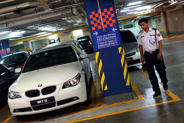 Neighbourhood watch: shopping malls have launched safety patrol groups in the wake of Malaysia’s crime surge. Mohd Rasfan