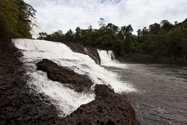 White water: the O’Malu waterfall provides wonderful basking opportunities