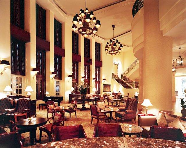 The grand lounge of the Park Hyatt