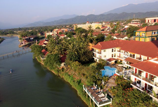 Picture perfect: Vang Vieng’s natural beauty will continue to attract visitors, despite the death of tubing. DPA/Manuel Mayer