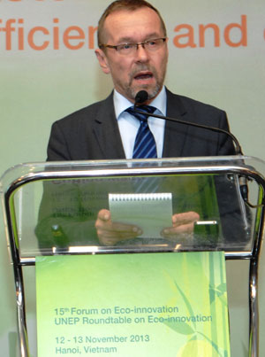 Timo Mäkelä, director of International affairs, life and eco-innovation,  Directorate-General Environment unit, European Commission 