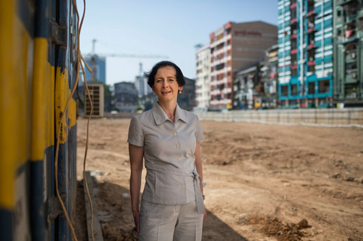 Monika Staerk, delegate of the Association of German Chambers  of Commerce and Industry in Yangon, Myanmar