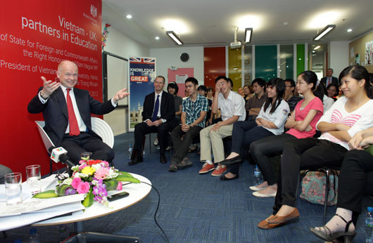 Foreign temptation:  students from Vietnam are lured by the education systems of nations such as the UK. Photo: AFP Photo