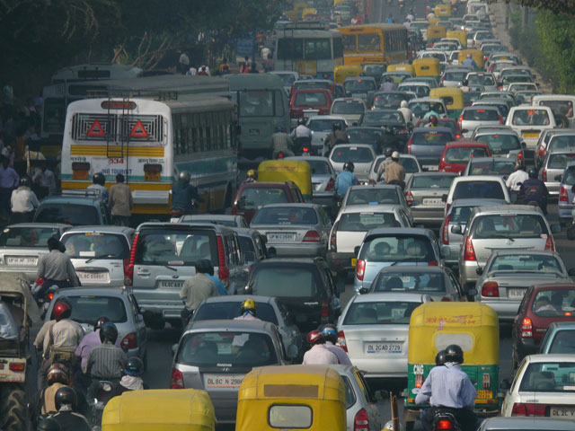 Nowhere to go: Asian countries increasingly suffer from hour-long traffic jams. Photo: Creative Commons/Deepak