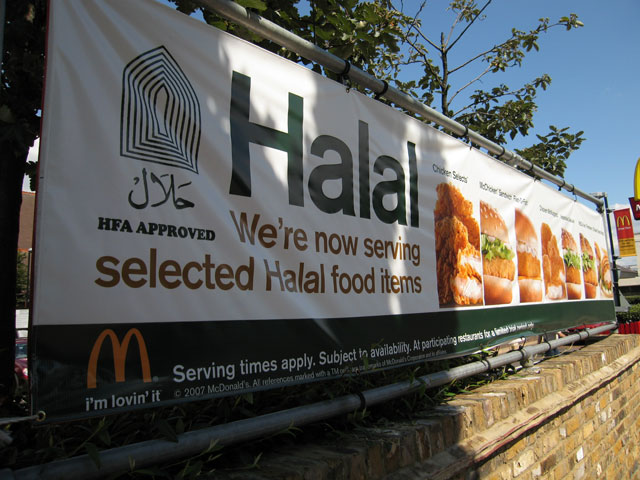 Halal Muslim food McDonalds