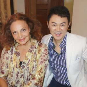 Gilbert Cheah and Diane von Furstenberg