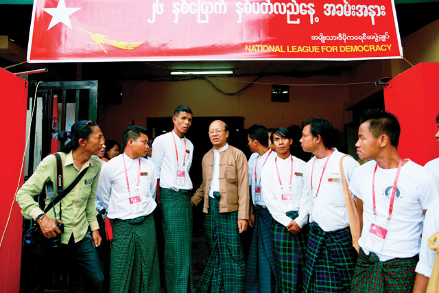 national league for democracy, NLD, Myanmar, Burma, politics