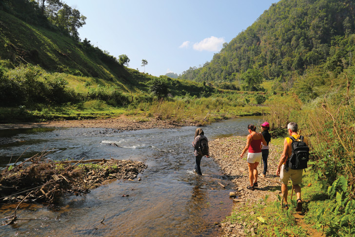 Trekking in Mae Hong Son province, Thailand