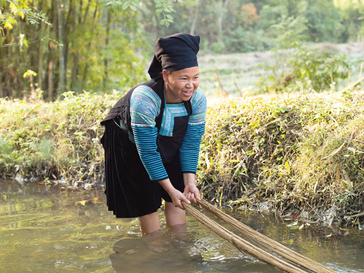 Hmong Hemp Cloth Roll  Traditional Arts and Ethnology Centre