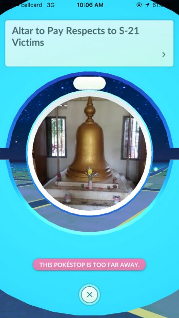 Pokemon Go Tuol Sleng Altar S-21