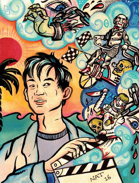 An illustration of James Wan