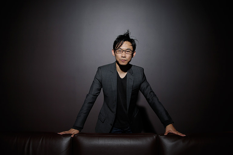 James Wan sitting