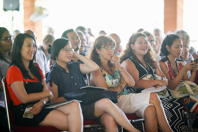 Engaging: audience members at last year’s Ubud Writers and Readers Festival