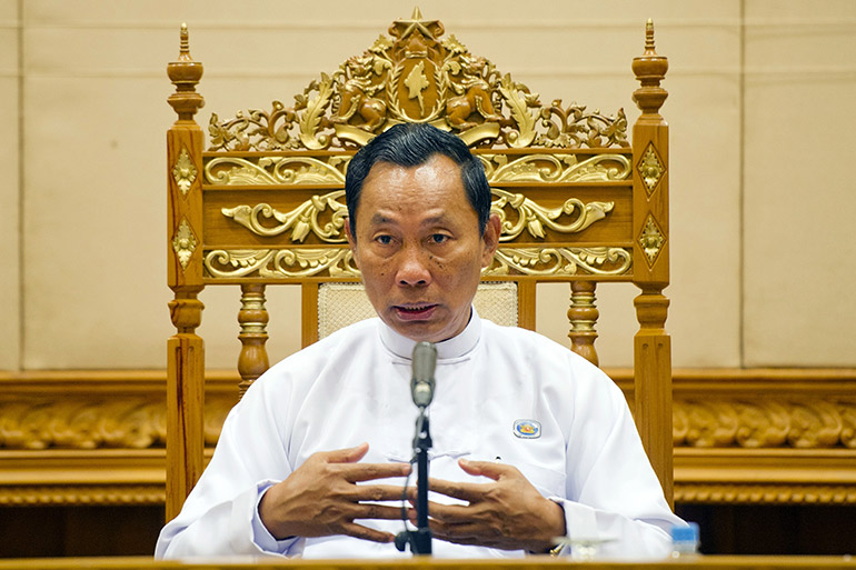 former USDP chairman Shwe Mann