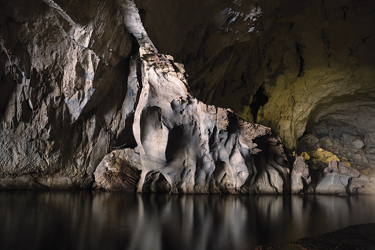 A cave in Laos