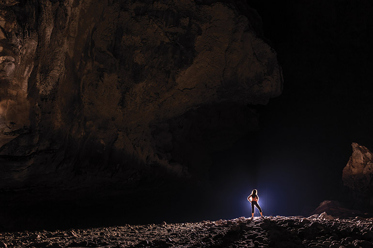 Laos caving