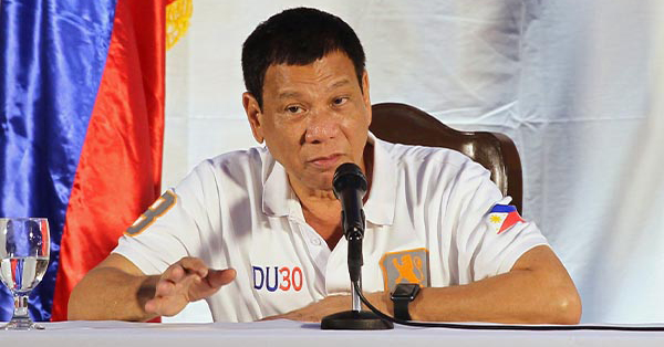 Philippine President Rodrigo Duterte