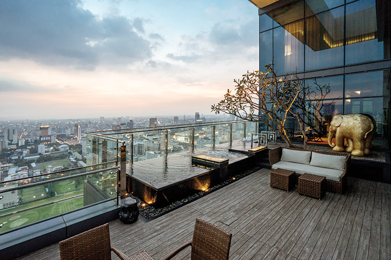 Heinecke's lavish Bangkok penthouse