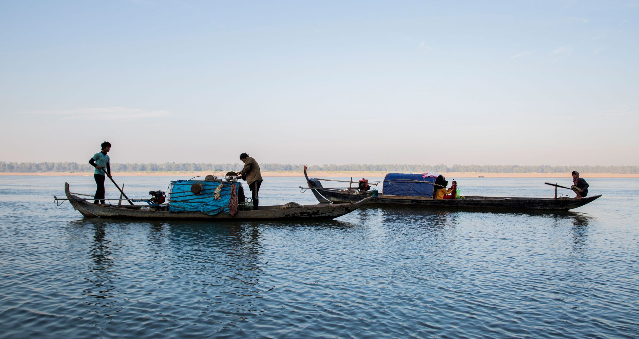 Laotian villagers on the Mekong_Oxfam_Mekong Regional Water Governance Program_Southeast Asia Globe 2018