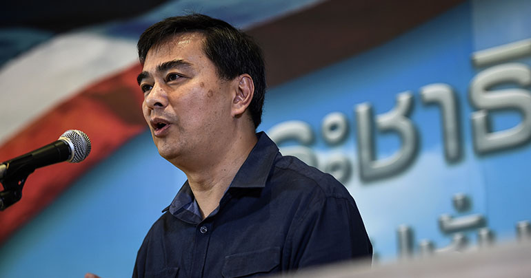 Abhisit Vejjajiva_Democrat Party_Thailand_Lillian Suwanrunpha_leader_Southeast Asia Globe 2019