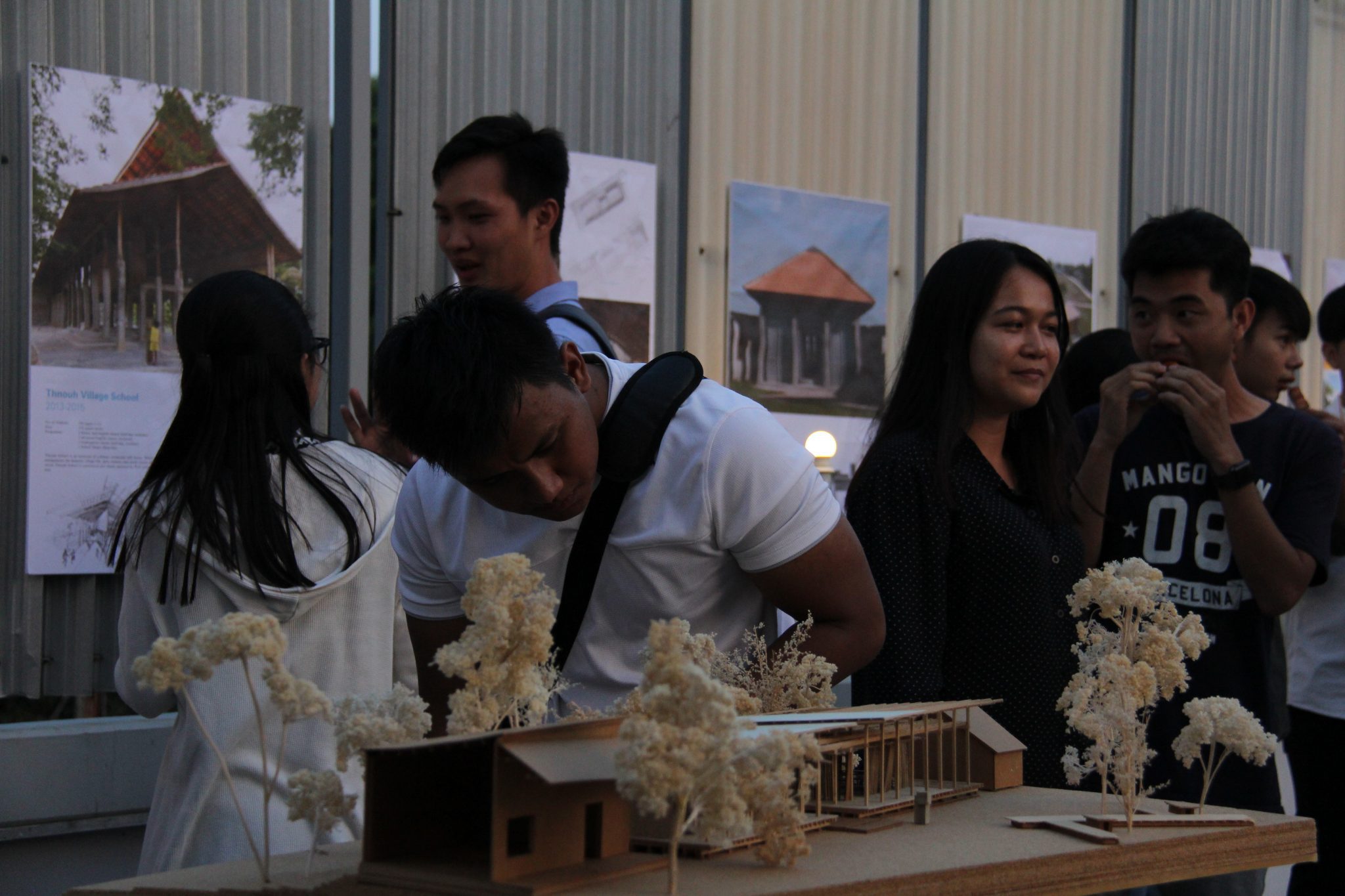 The event featured two latest collaborative architecture projects and four in-house campus designs Photo: Pen Sereypagna