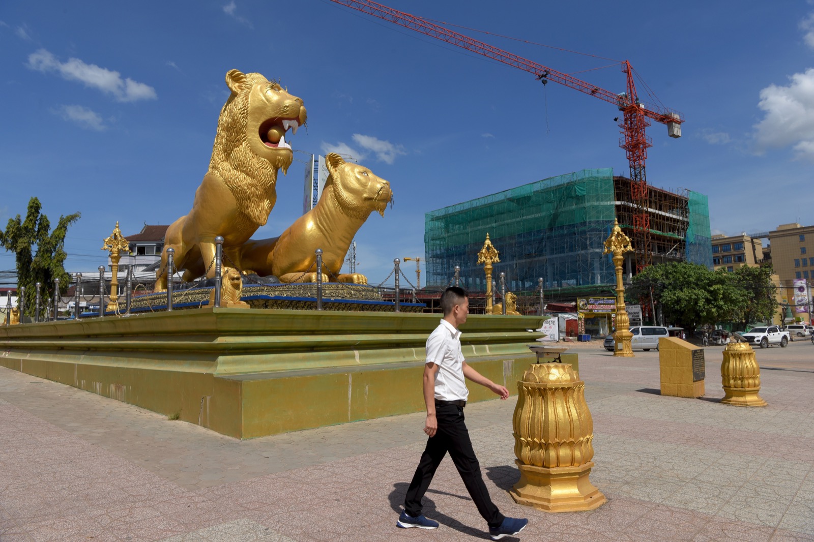 The once sleepy town of Sihanoukville has recently become a hub for foreign-owned casinos, many of which are Chinese owned and operated. Photo: Tang Chhin Sothy, AFP 