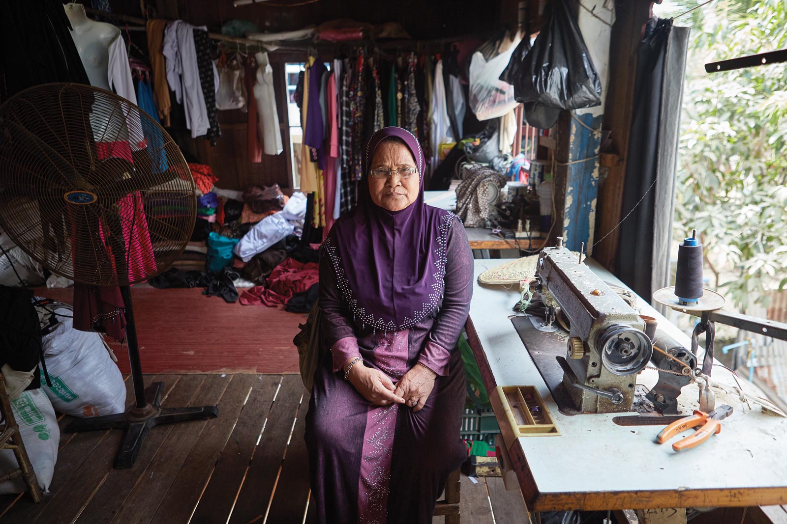 Khmer Rouge survivor Vert Py at her house in Kandal province, Cambodia, Khmer Rouge resistance, Cham uprising