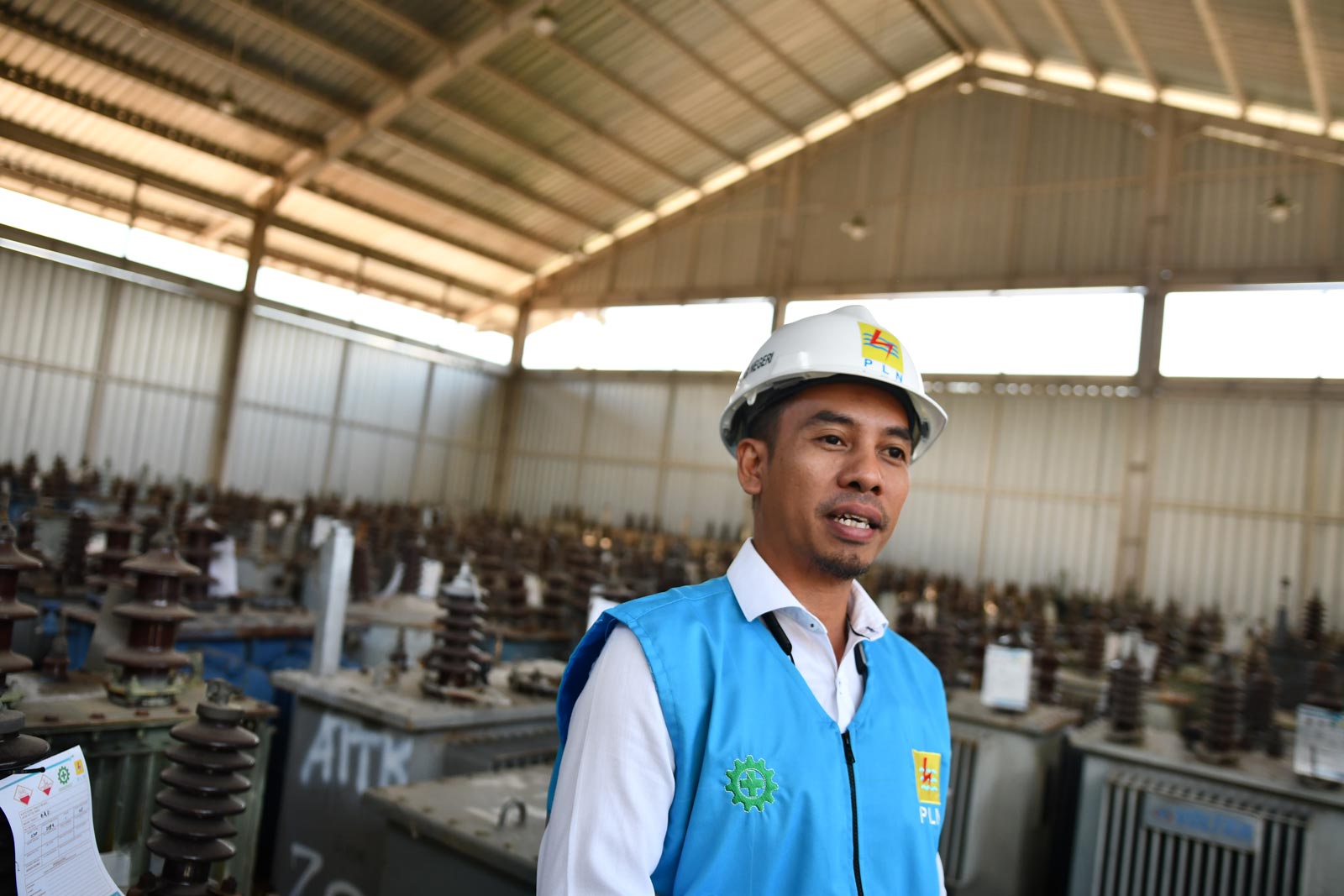 Hamzah Hasanuddin, the PLN area manager for Sumbawa. Photo: Simon Roughneen