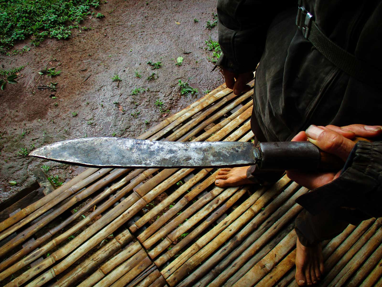 A traditional Bunong knife. Photo: Tabitha Payne