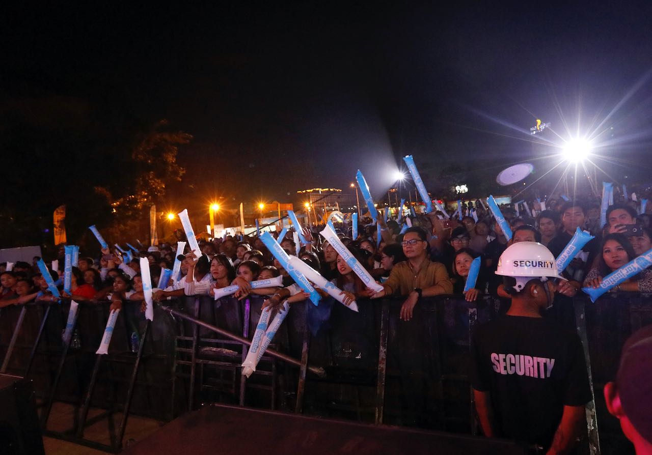 The We Rock for Justice music concert in Yangon, January 2019. Photo: EPA-EFE/Nyein Chan Naing