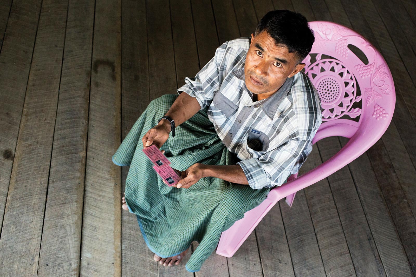 Maung Zaw, an ethnic Kaman who was branded a ‘Bengali’ on receiving citizenship in 2014. Photo: Antolín Avezuela Aristu