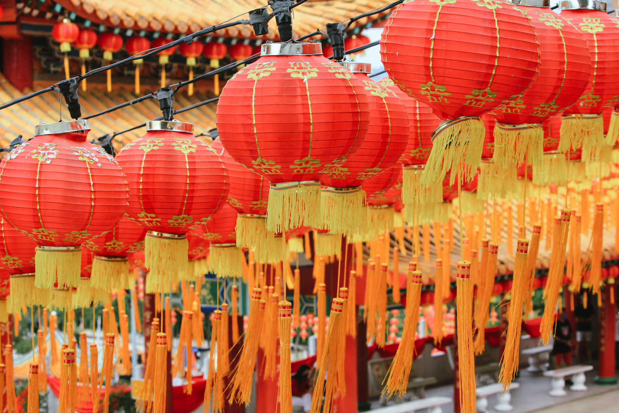 Red lanterns set for Chinese Lunar New Year in Kuala Lumpur