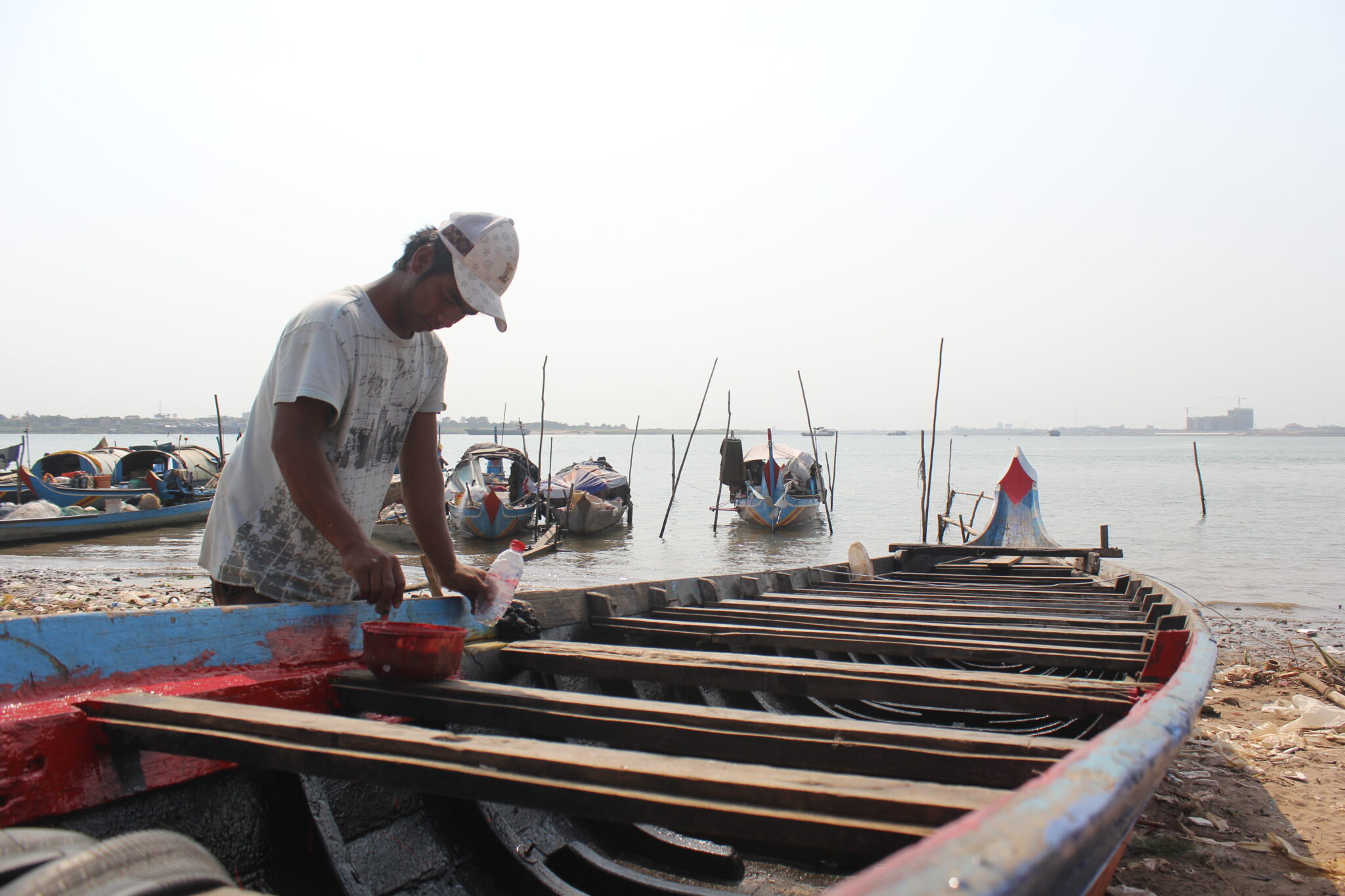 Cambodia's Cham fishers look for new lives on land